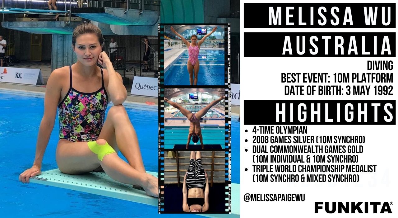 MELISSA PAIGEWU オーストラリア 飛び込み選手 FUNKITA 契約アスリート