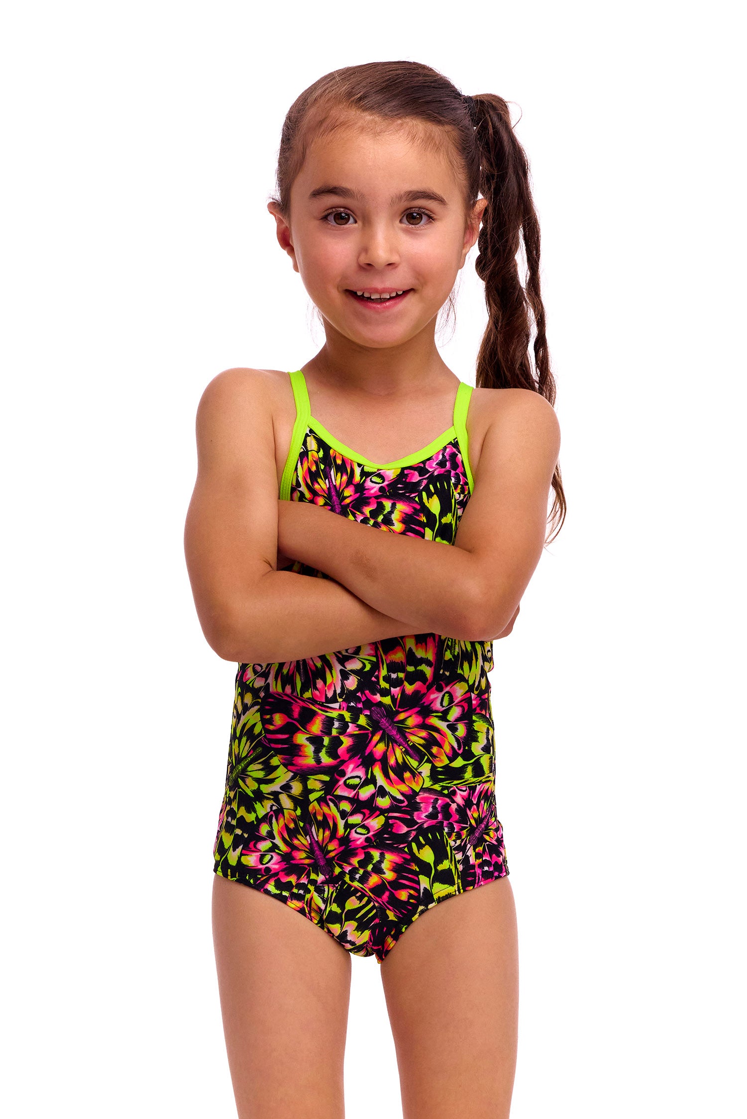 Water Wings プリント ワンピース 水着 FKS022G - 幼児・小学生