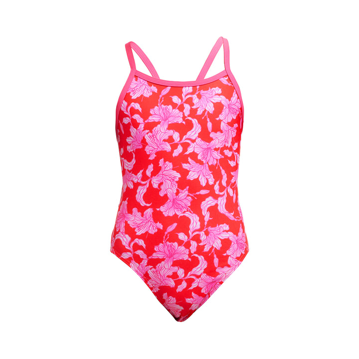 Fire Flyer シングルストラップ ワンピース 水着 FKS030G -ガールズ