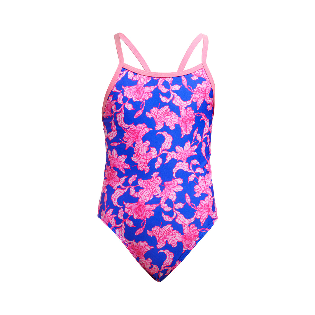 Perfect Petal シングルストラップ ワンピース 水着 FKS030G -ガールズ