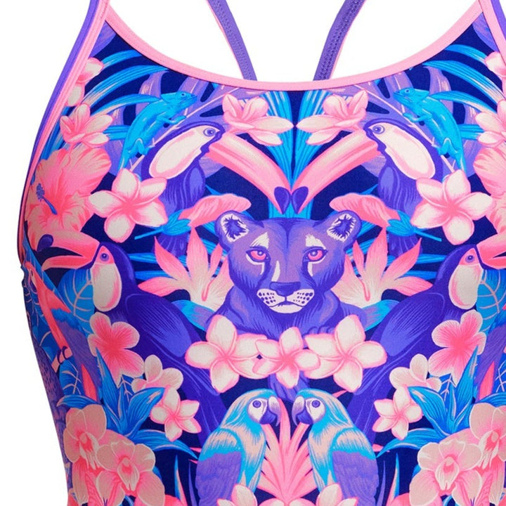Jingle Jungle Diamondback One Piece Swimsuit FS11L - Womens