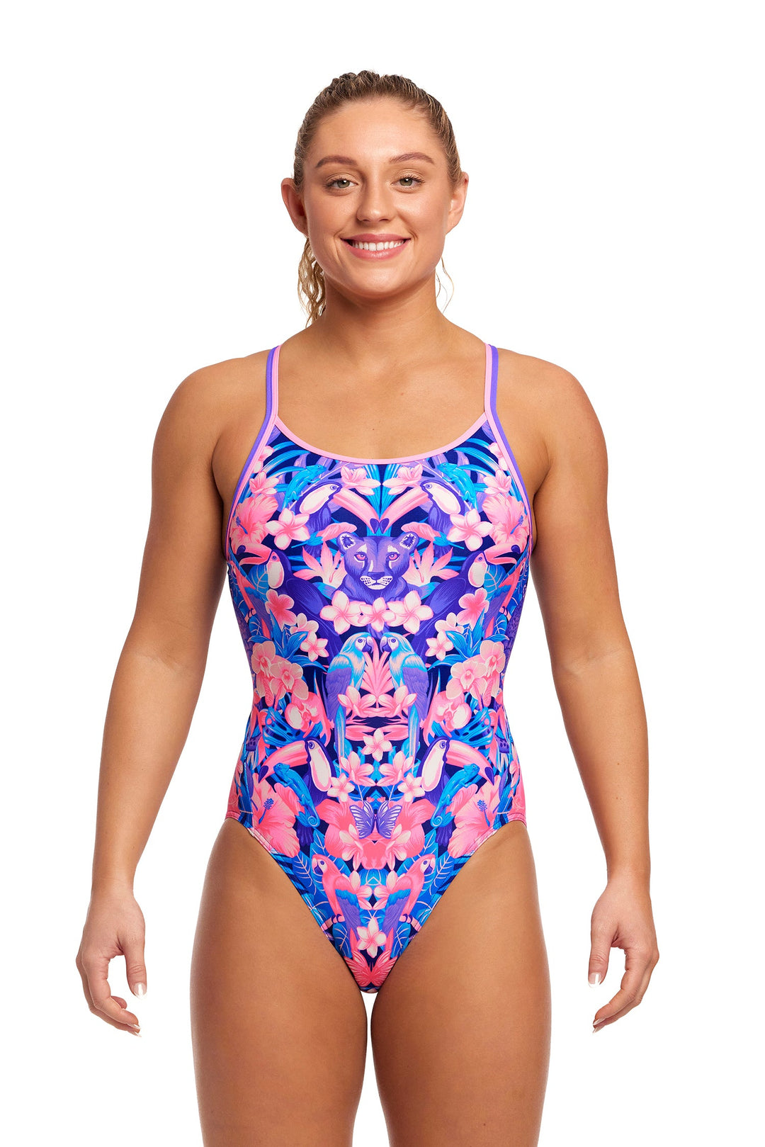 Jingle Jungle Diamondback One Piece Swimsuit FS11L - Womens
