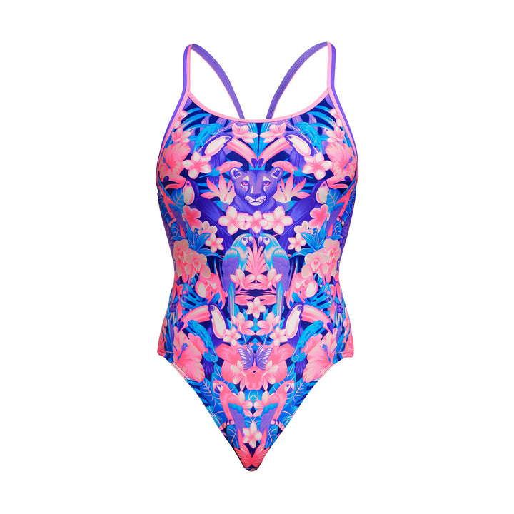 Jingle Jungle Diamondback One Piece Swimsuit FS11L - Womens