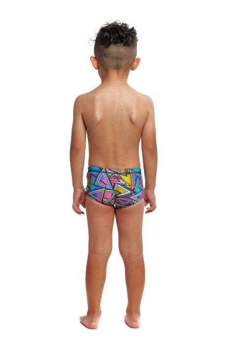 Prism Break Print Trunk Box Swimsuit FT32T - Toddler Ages 1-7