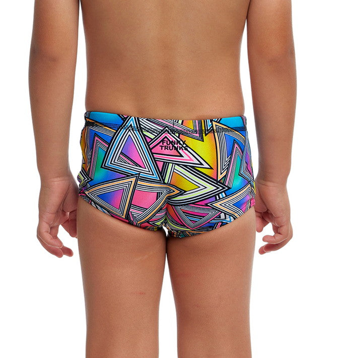 Prism Break Print Trunk Box Swimsuit FT32T - Toddler Ages 1-7