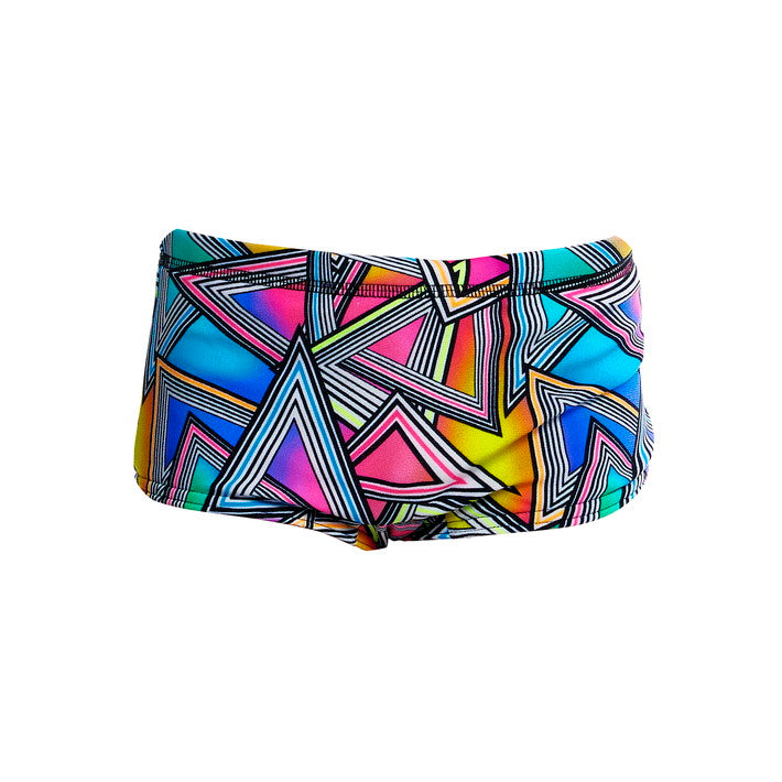 Prism Break Print Trunk Box Swimsuit FT32T - Toddler Ages 1-7