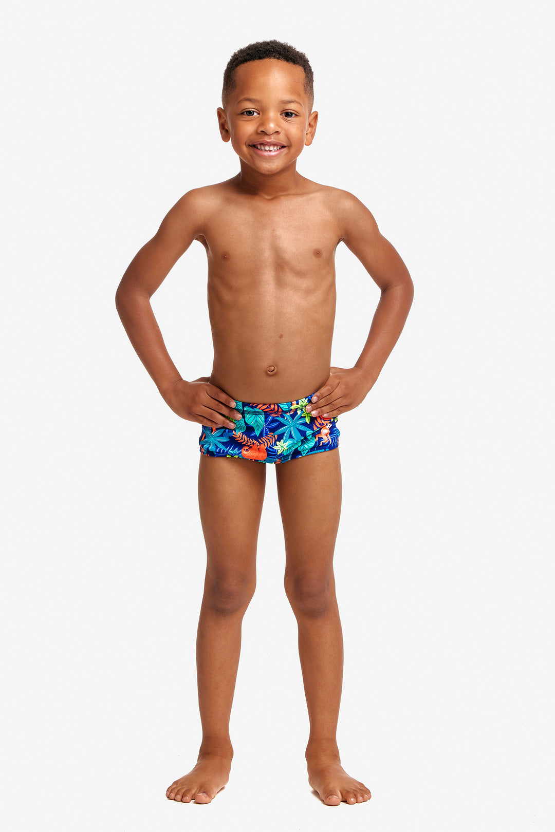 Slothed Trunks Print Trunks Box Swimsuit FT32T - Toddler Ages 1-7