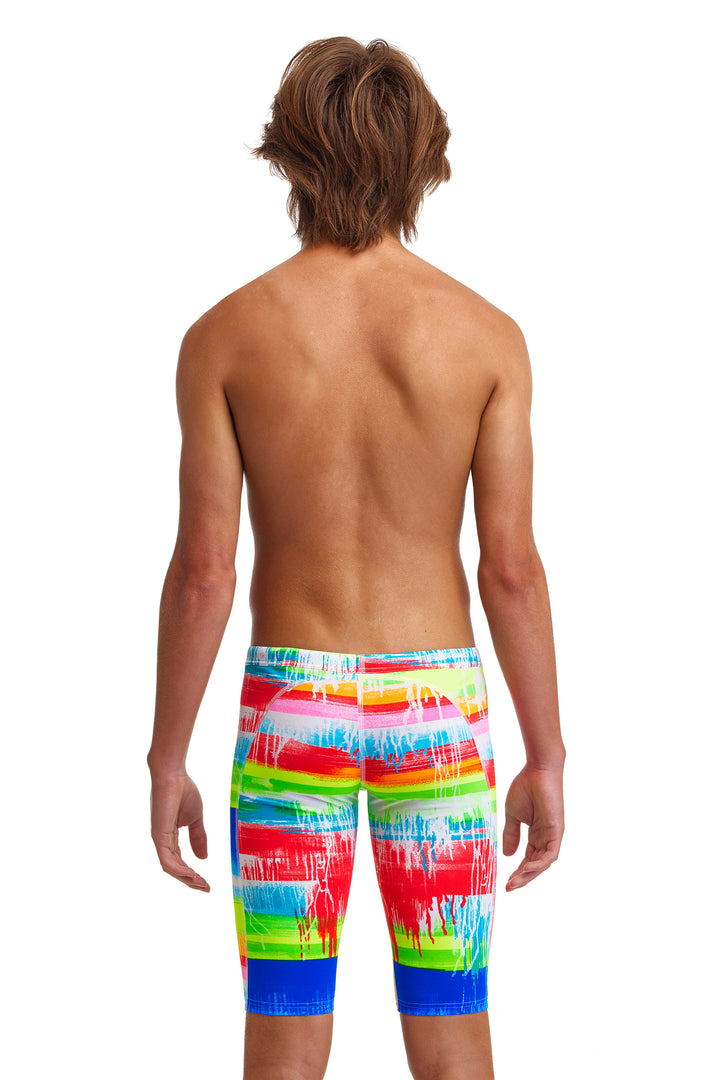 Dye Hard Training Jammer Half Spats Swimsuit FT37B - Boys