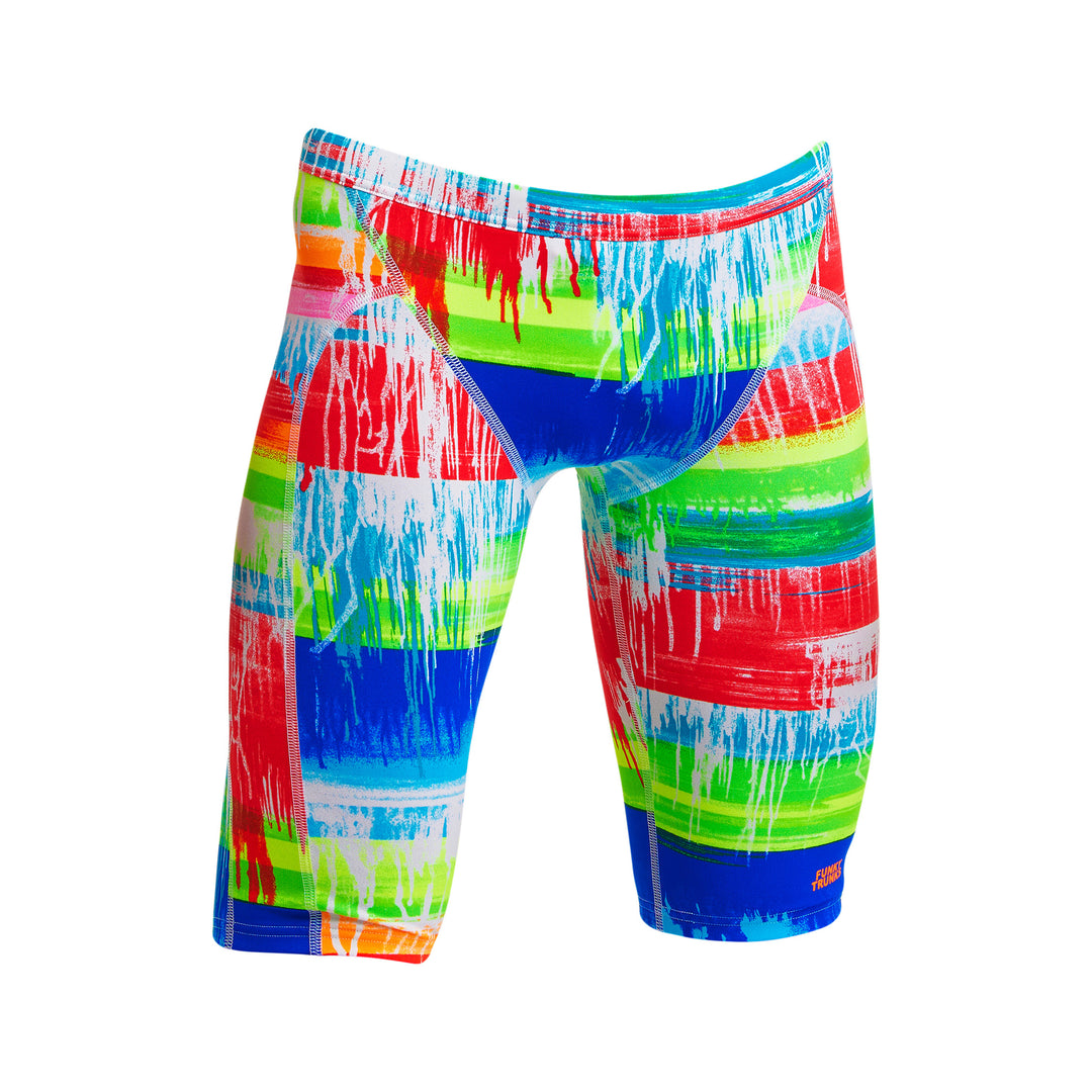 Dye Hard Training Jammer Half Spats Swimsuit FT37B - Boys