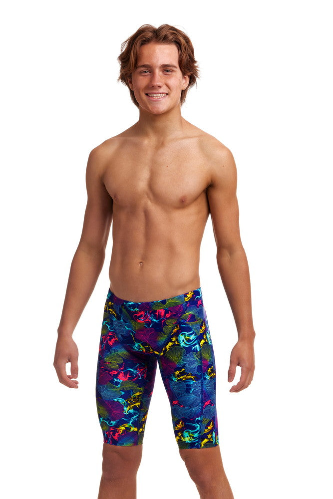 Oyster Saucy Training Jammer Half Spats Swimsuit FT37B - Boys