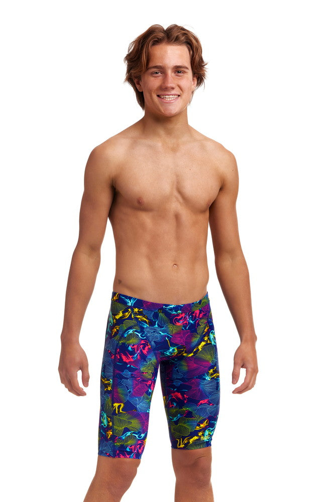Oyster Saucy Training Jammer Half Spats Swimsuit FT37B - Boys