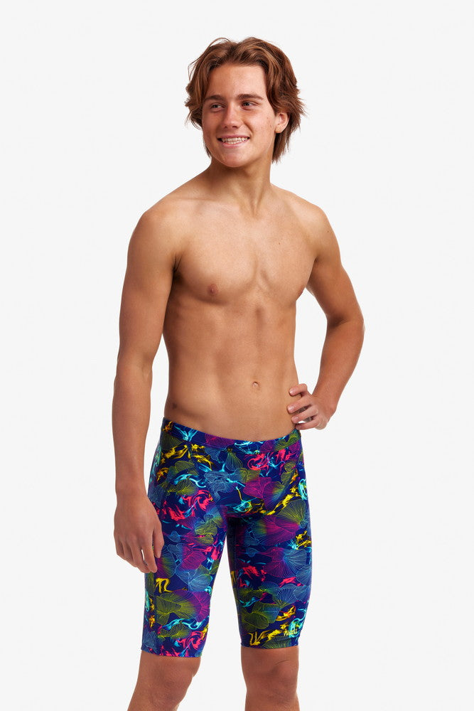 Oyster Saucy Training Jammer Half Spats Swimsuit FT37B - Boys