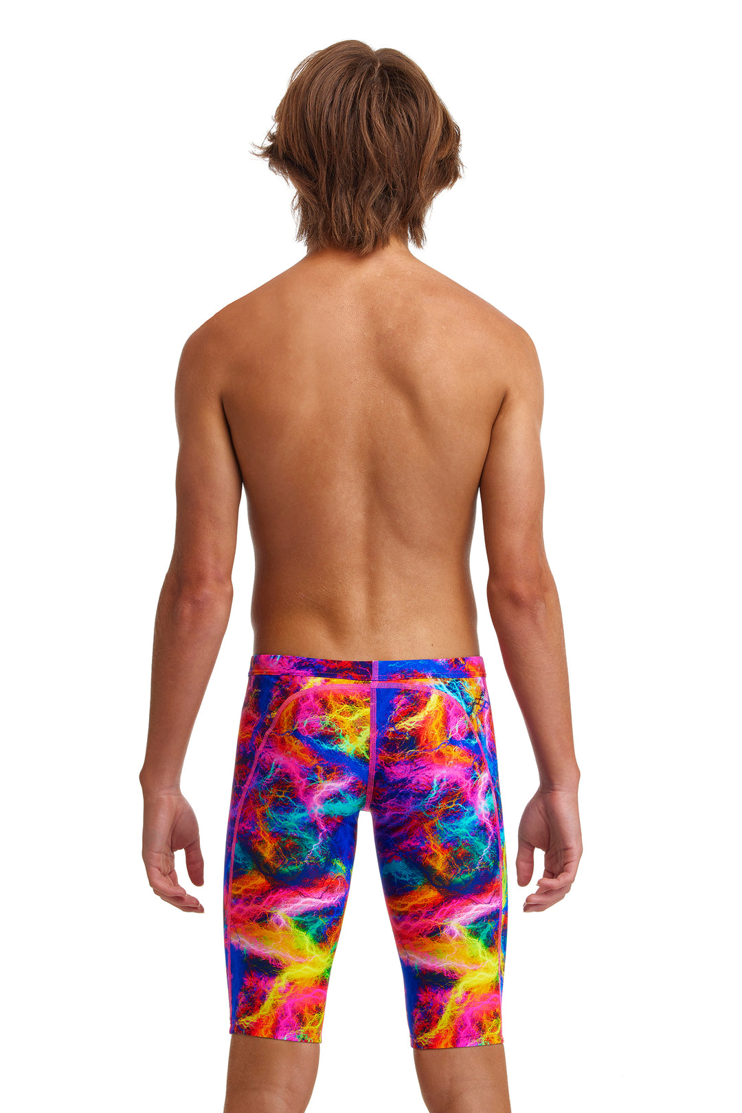 Solar Flares Training Jammer Half Spats Swimsuit FT37B - Boys