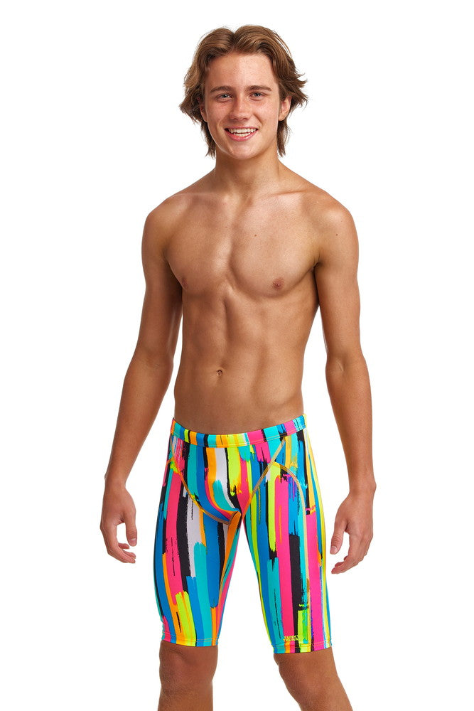 Winning Streak Training Jammer Half Spats Swimsuit FT37B - Boys