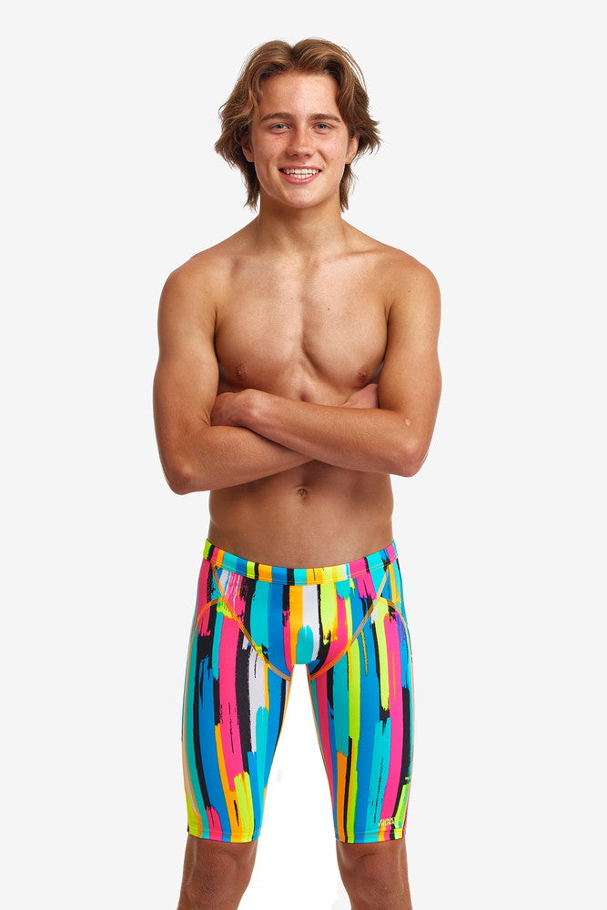 Winning Streak Training Jammer Half Spats Swimsuit FT37B - Boys