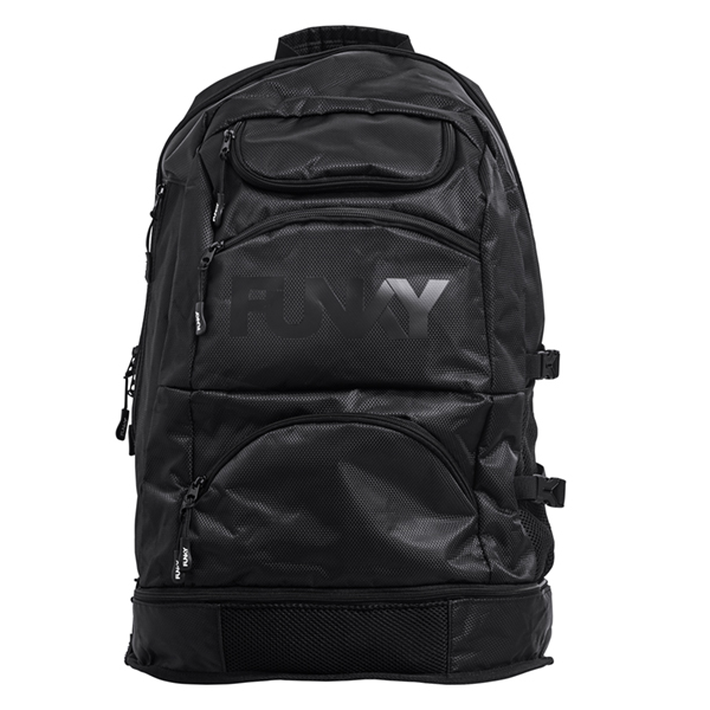 Back to Black Expandable Elite Squad Backpack Rucksack FYG012N FUNKY