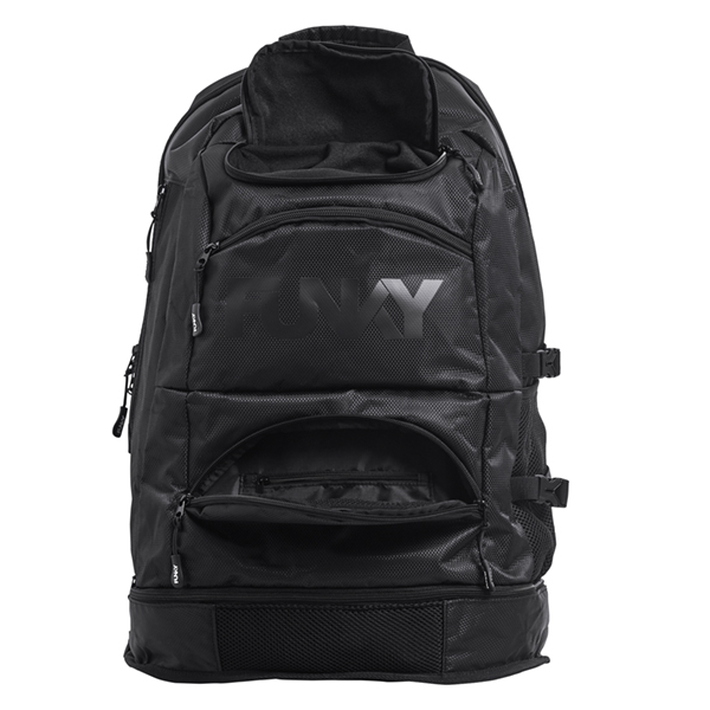 Back to Black Expandable Elite Squad Backpack Rucksack FYG012N FUNKY