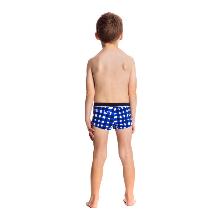 Checkin In Square Trunks Box Swimsuit FT36T - Toddler Ages 1-7