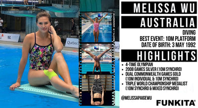 MELISSA PAIGEWU Australian Diving Player FUNKITA Contract Athlete 