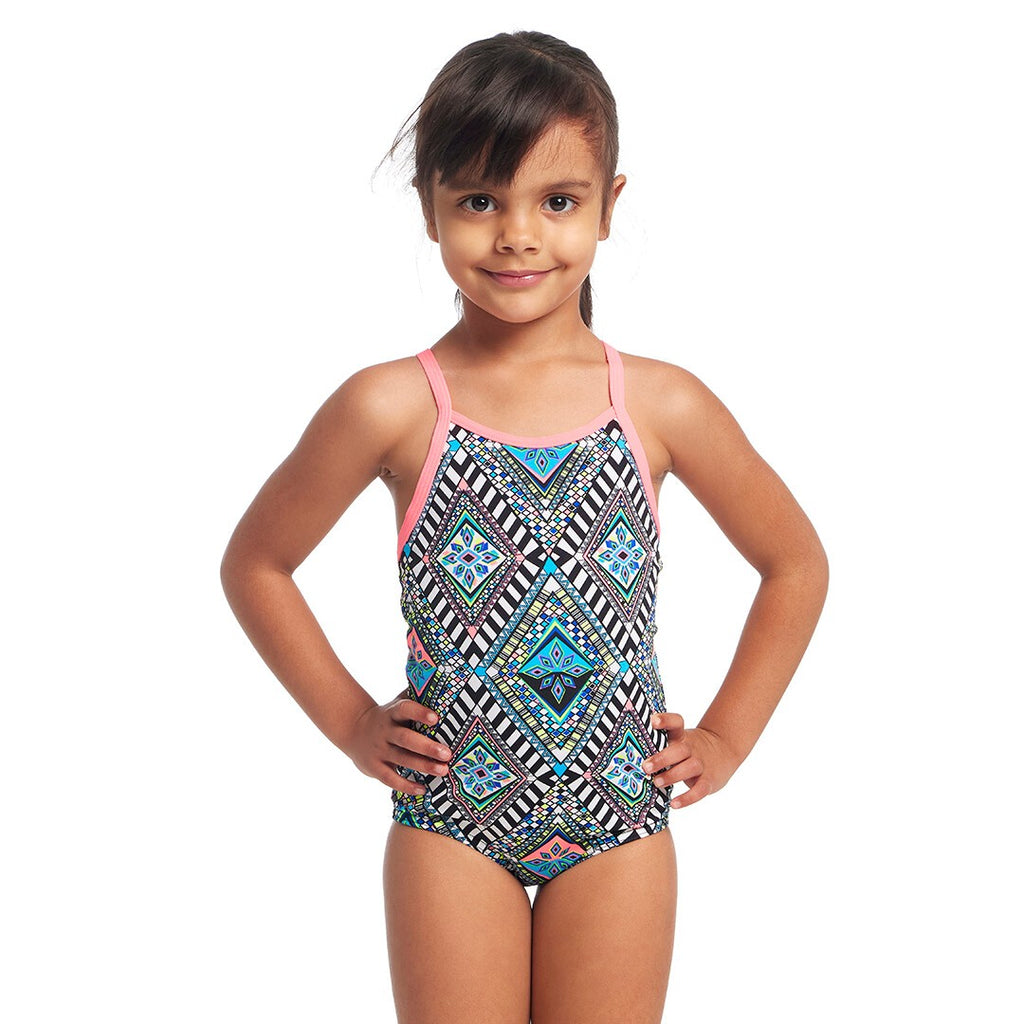 Weave Please プリント ワンピース 水着 FKS022G - 幼児・小学生向け