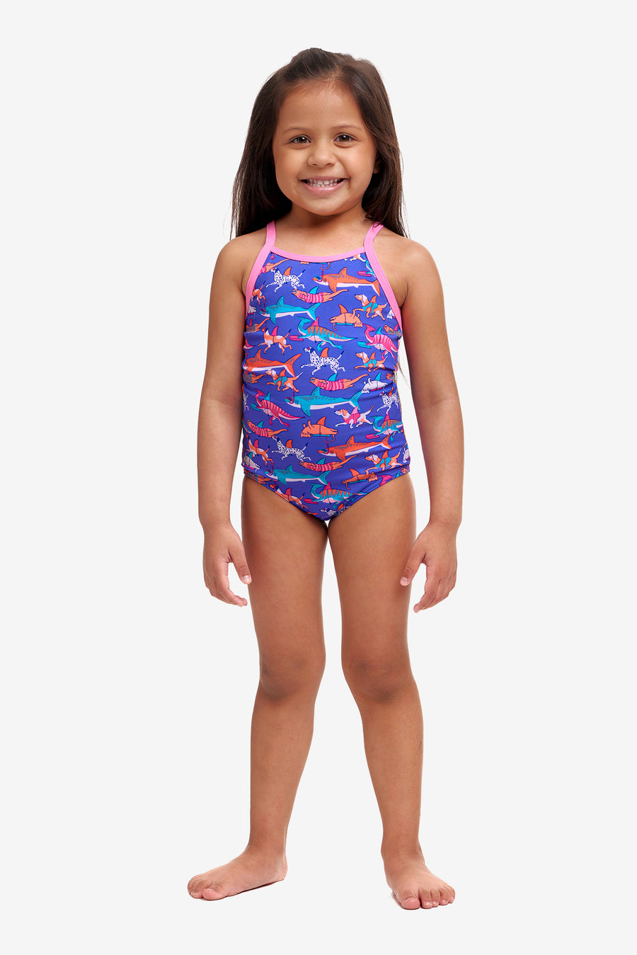 Doggie paddle シングルストラップ・ワンピース 水着 FKS022G - 幼児・小学生向け