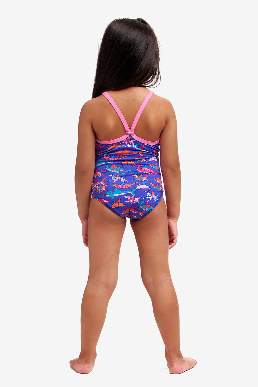 Doggie paddle シングルストラップ・ワンピース 水着 FKS022G - 幼児・小学生向け