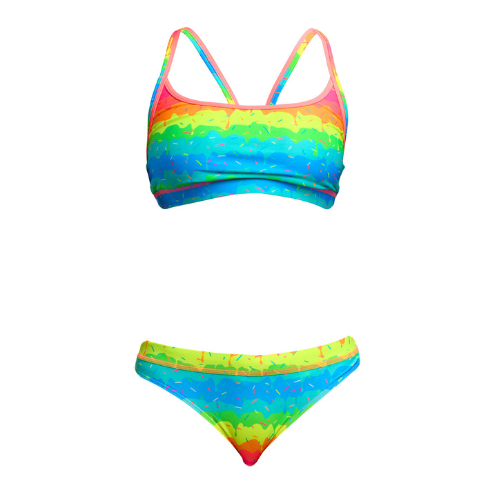 Melting Mayhem スポーツ トップ セパレート 水着 - レディース［上下セット］