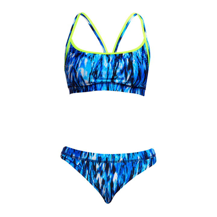 Wing Streak スポーツ トップ セパレート 水着 - レディース［上下セット］