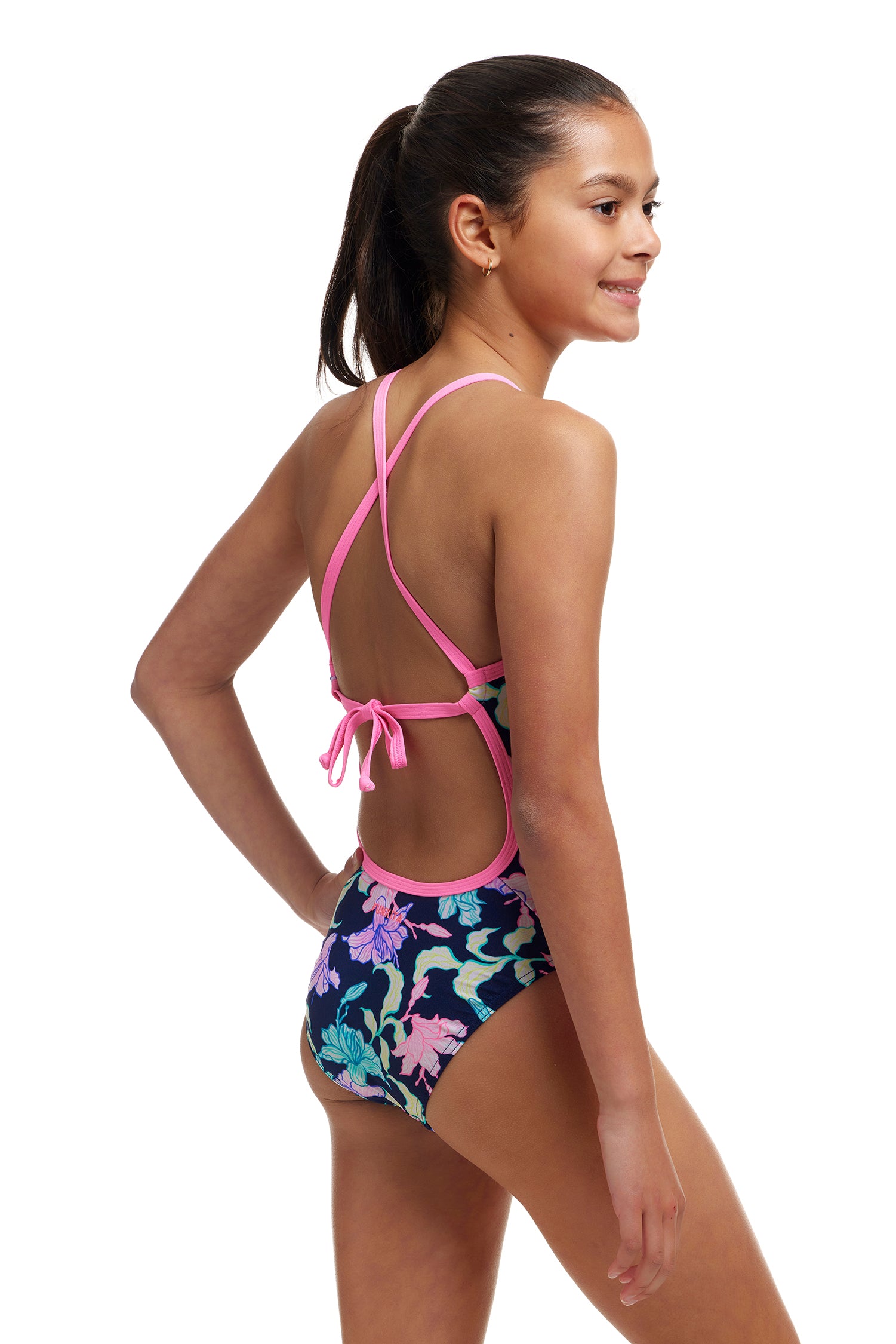 Fast Flow ECO タイ・ミー・タイト ワンピース 水着 FKS036G - ガールズ – FUNKITA.JP