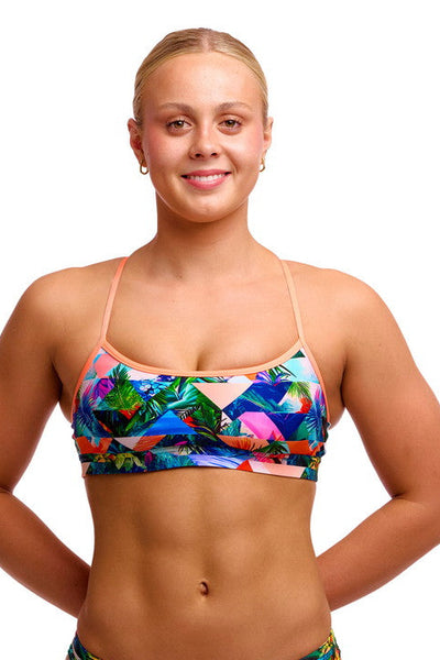 Palm Prism スイム クロップ トップ セパレート 水着 FKS040L