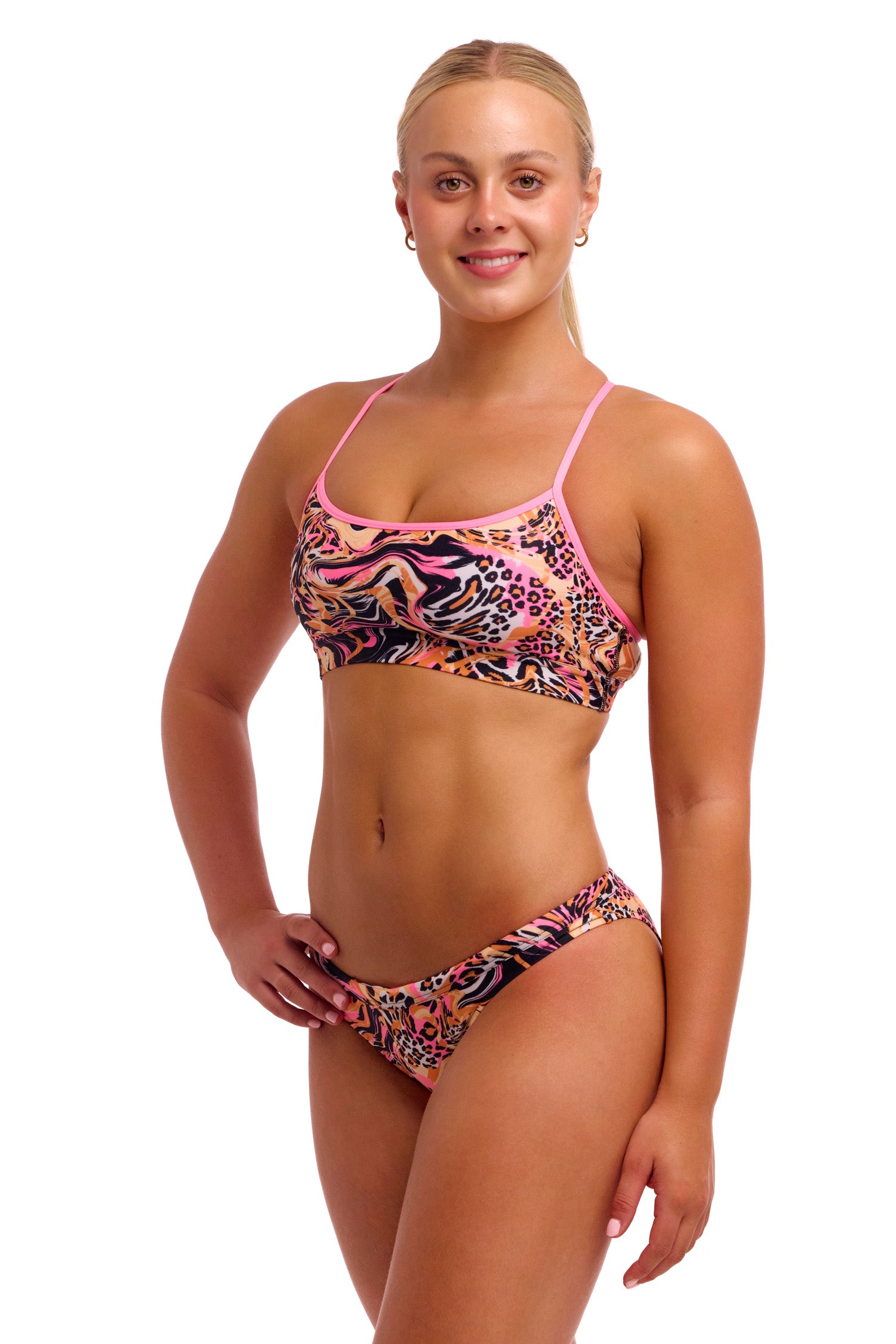 Tipsy Tiger スイム クロップ トップ セパレート 水着 - レディース