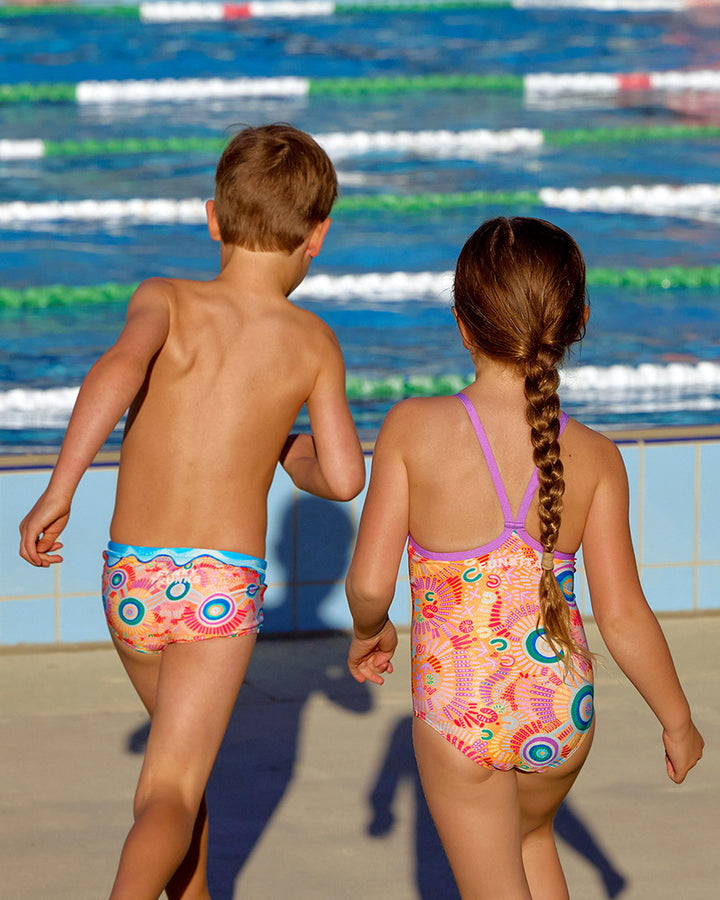 Kulin Colour トランクス 水着 FTS002B - 幼児・小学生向け