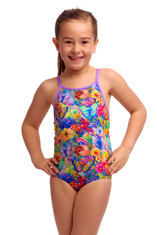【新品未使用】GANNI フラワープリント ワンピース水着 Austin Flowers プリント ワンピース 水着 FKS022G - 幼児・小学生向け