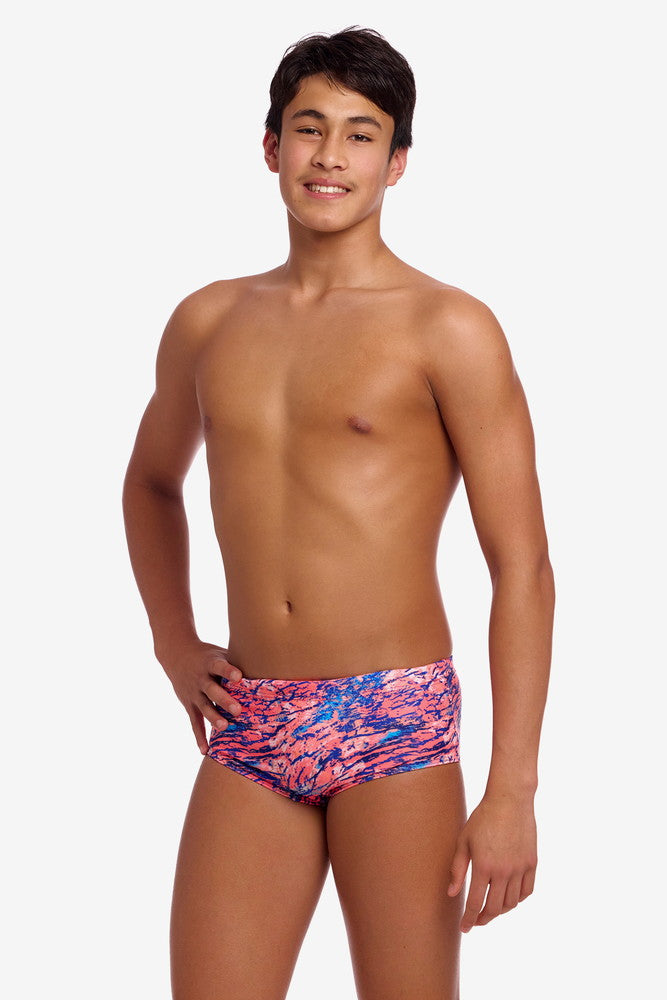 CLANE STRIPESWIMWEAR 水着　muoo Ruff Stuff サイドワインダートランクス 水着 FTS015B - ボーイズ