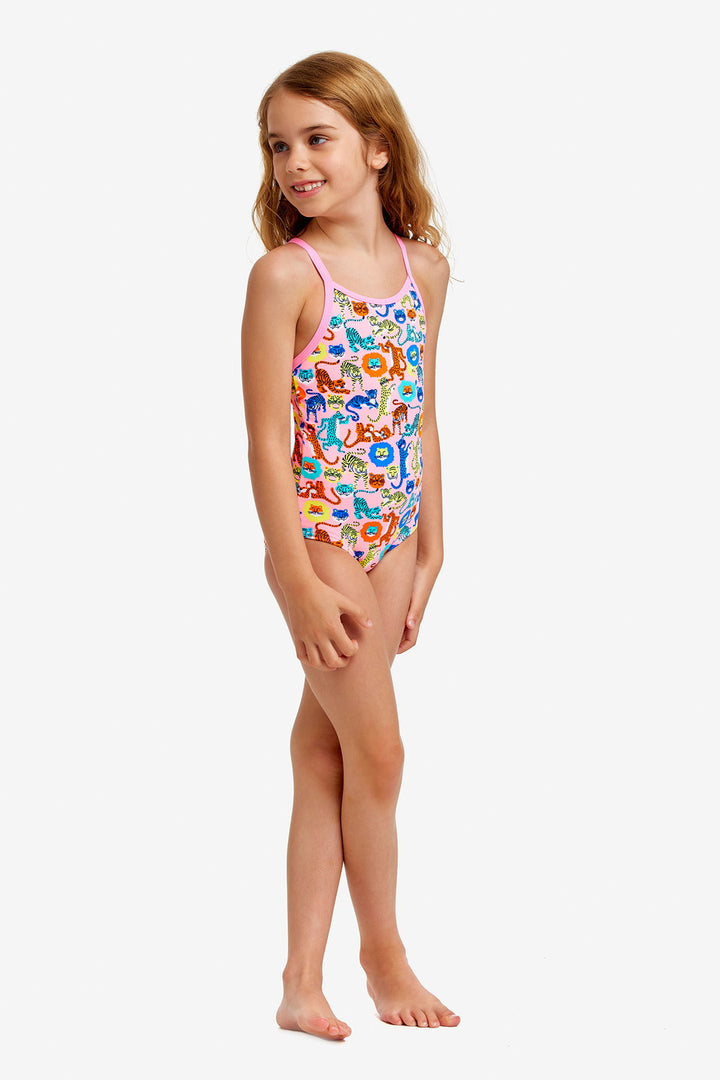 Feline Fiesta プリント・ワンピース水着 FG01T - 幼児向け 1-7歳