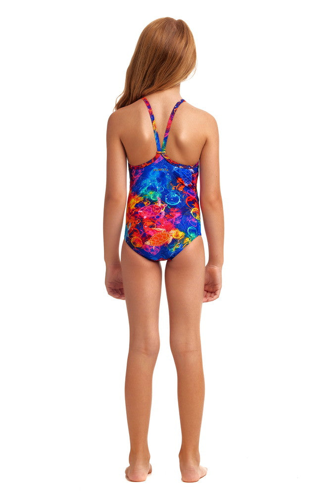 Ocean Galaxy Print One Piece Swimsuit FG01T - Toddler 1-7 Years