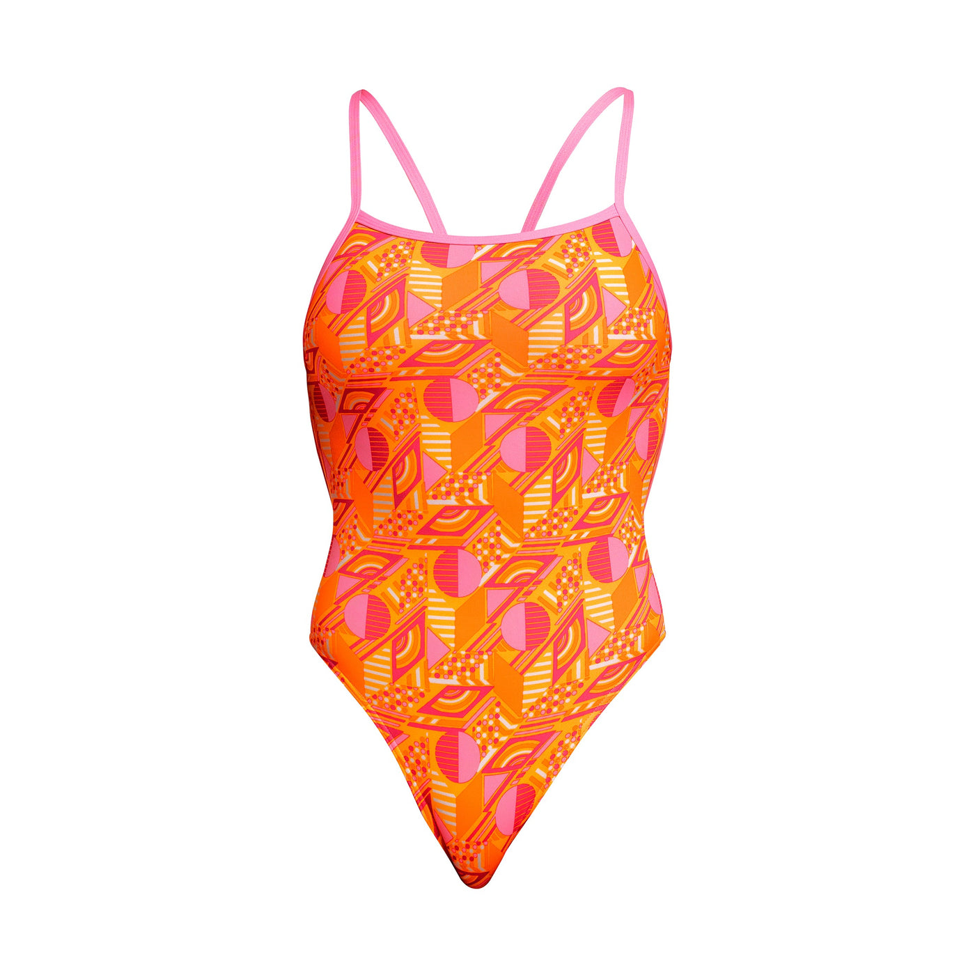 Orange Crush Single Strength One Piece Swimsuit FKS044L - Womens