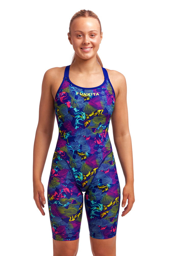 Oyster Saucy Fast Legs One Piece Swimsuit FKS062L - Womens