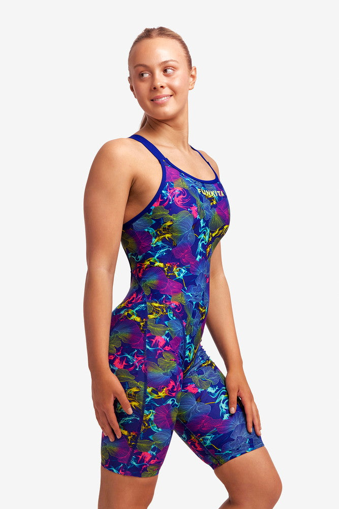 Oyster Saucy Fast Legs One Piece Swimsuit FKS062L - Womens