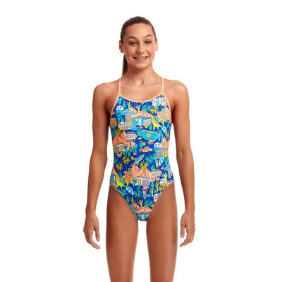 【再入荷】Wacky West ダイヤモンドバック・ワンピース 水着 FS11G - ガールズ