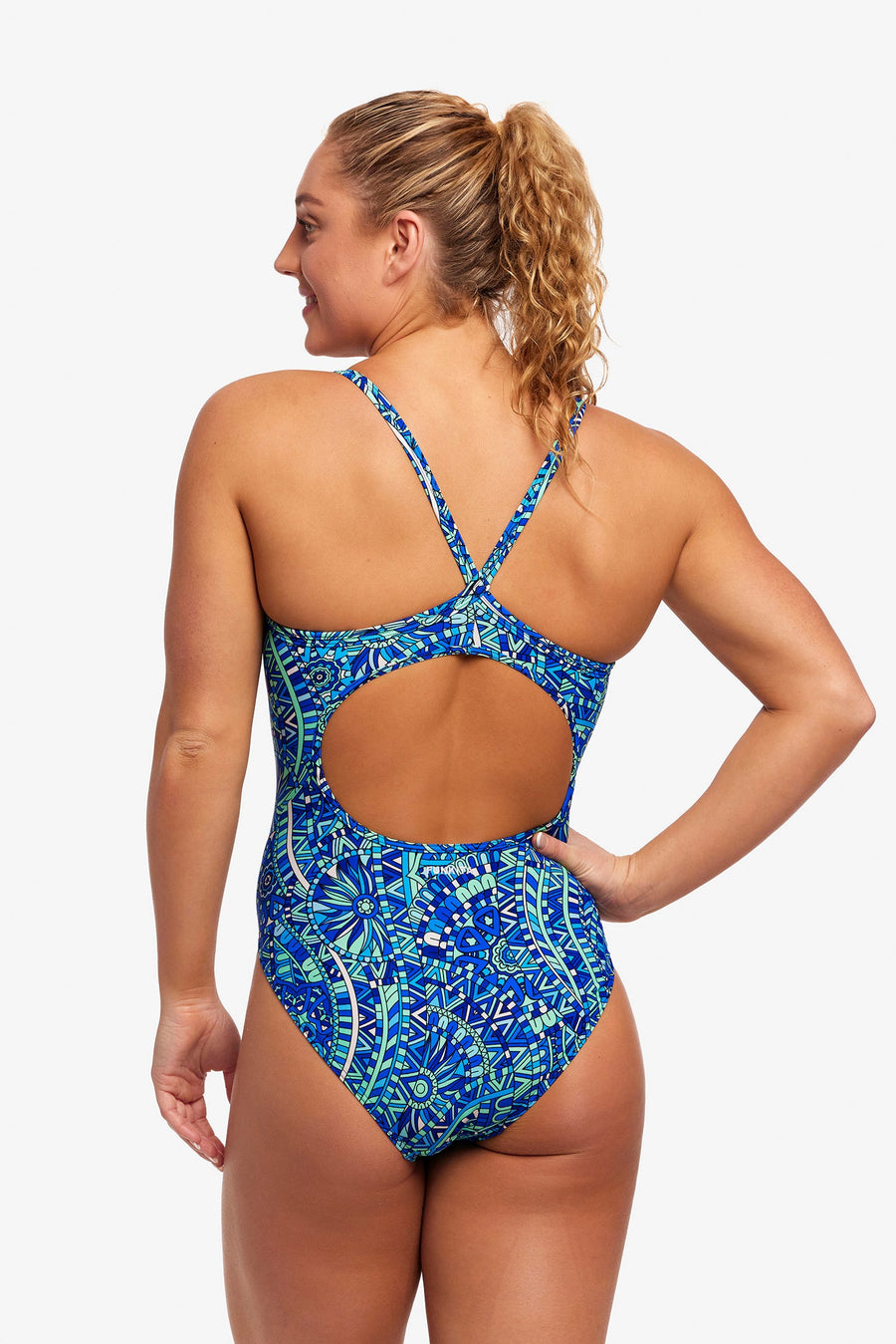 Blues Festival Diamondback One Piece Swimsuit FS11L - Womens