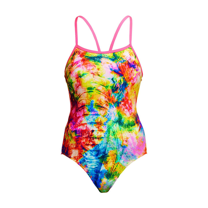 Out Trumped Single Strap One Piece Swimsuit FS15L - Womens