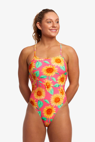 Cher Strapped In One Piece Swimsuit FS38L - Womens