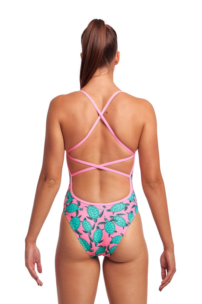 Paddling Pink Strap-in One Piece Swimsuit FS38L - Womens