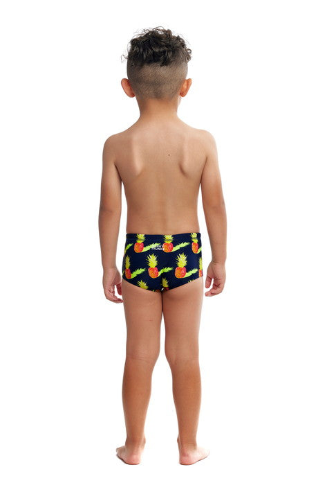 Golden Circle Print Trunk Box Swimsuit FT32T - Toddler 1-7yrs