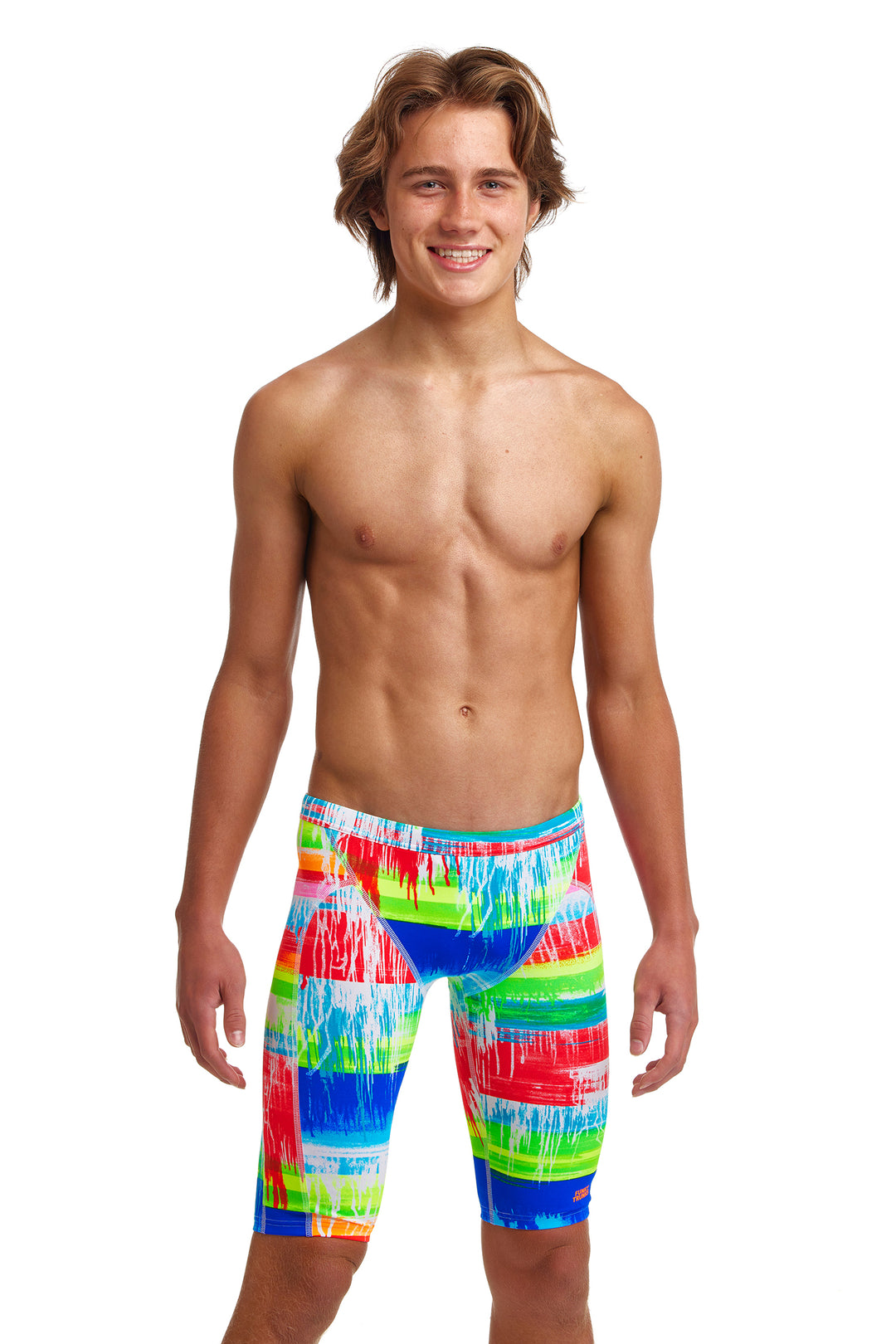 Dye Hard Training Jammer Half Spats Swimsuit FT37B - Boys