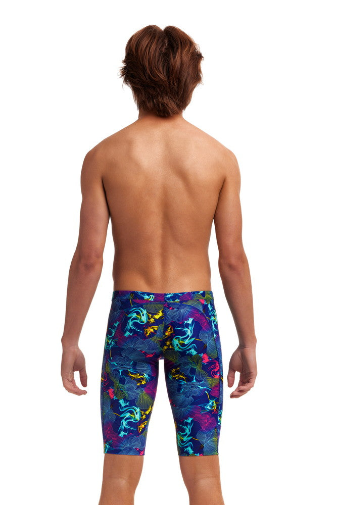 Oyster Saucy Training Jammer Half Spats Swimsuit FT37B - Boys