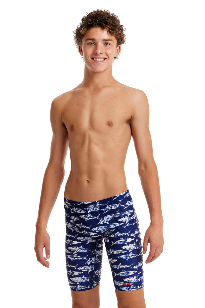 Rompa Chompa Training Jammer Half Spats Swimsuit FT37B - Boys