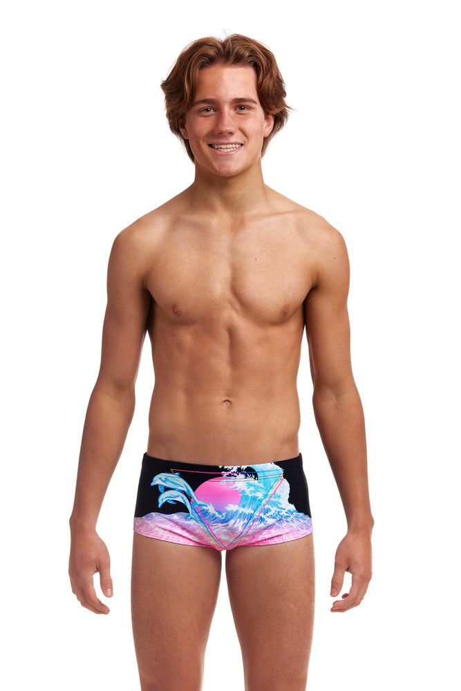 Dolph Lundgren Sidewinder Trunks Swimsuit FTS010B - Boys