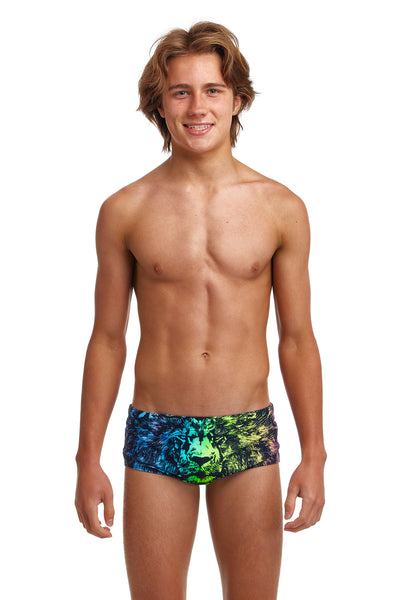 Lion Eyes Sidewinder Trunks Swimsuit FTS010B - Boys